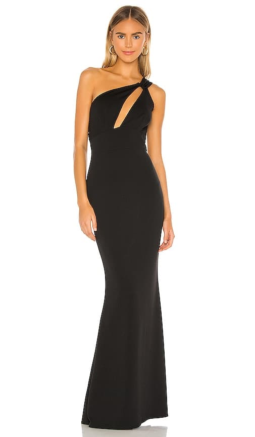 Edgy Dress In Black - Image 1
