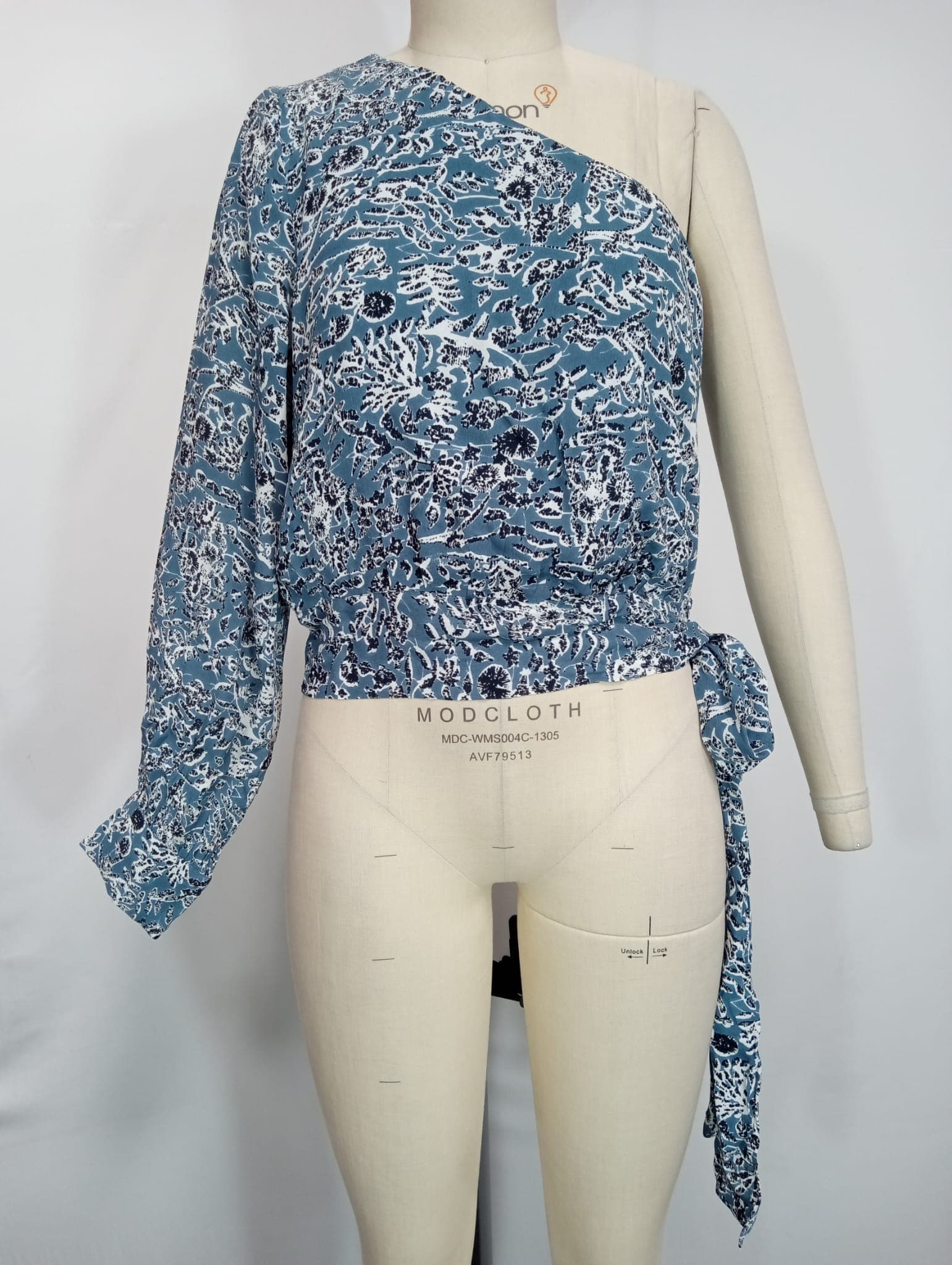 Daniela Print Blouse In Fern - Image 3