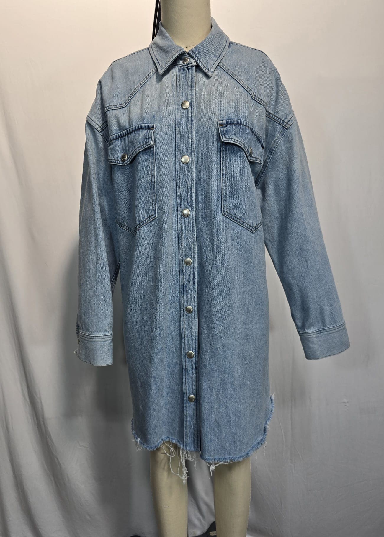 Jessa Shirt Dress In Flush - Image 2