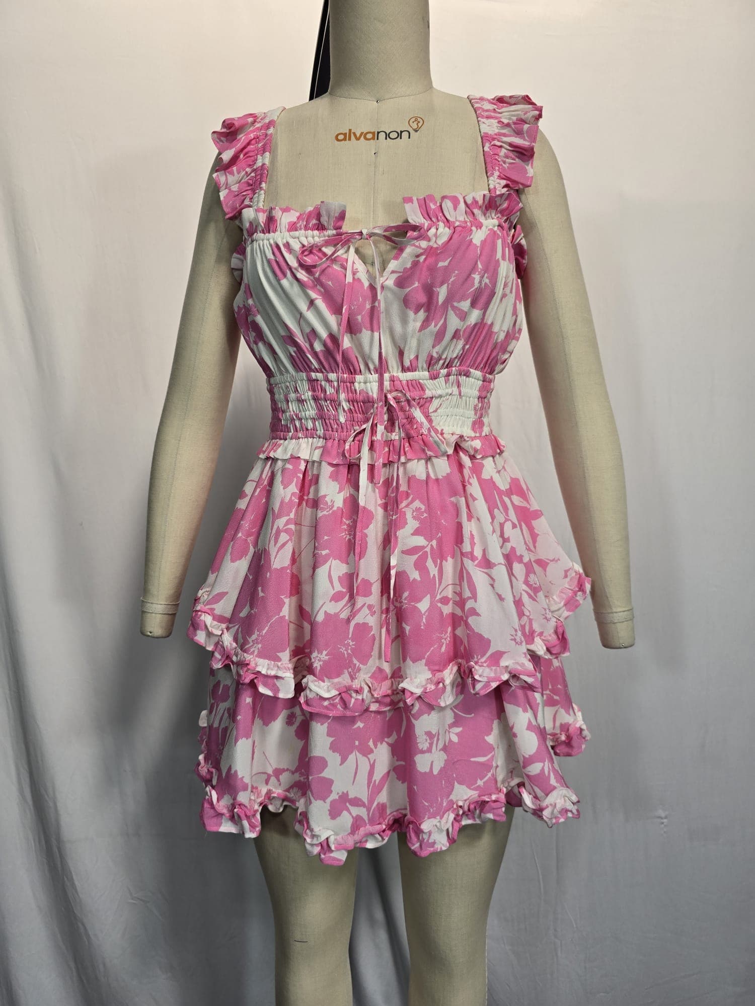 Sarah Mini Dress In Early Riser Pink - Image 2