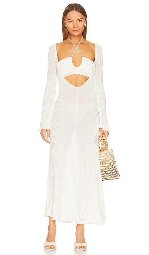 Jorryn Maxi Dress In Ivory - Image 1