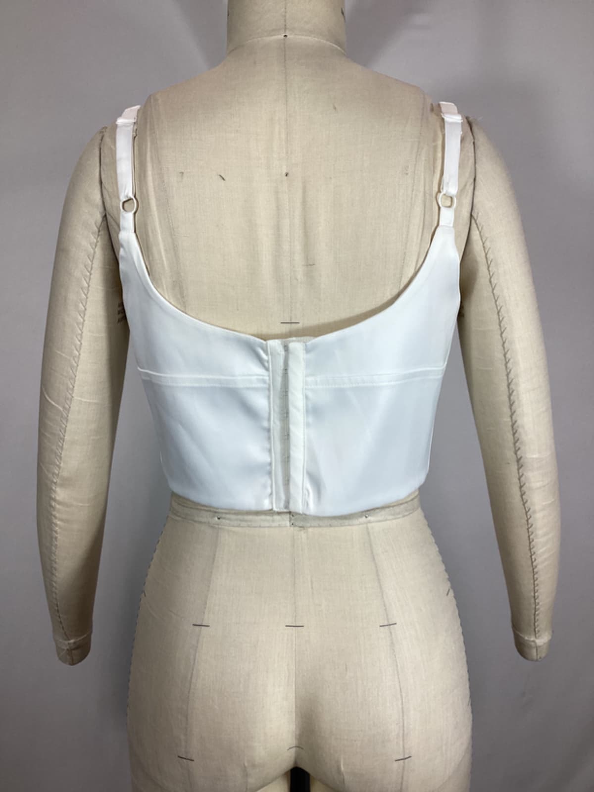 Celestin Cropped Top In Ivory - Image 2