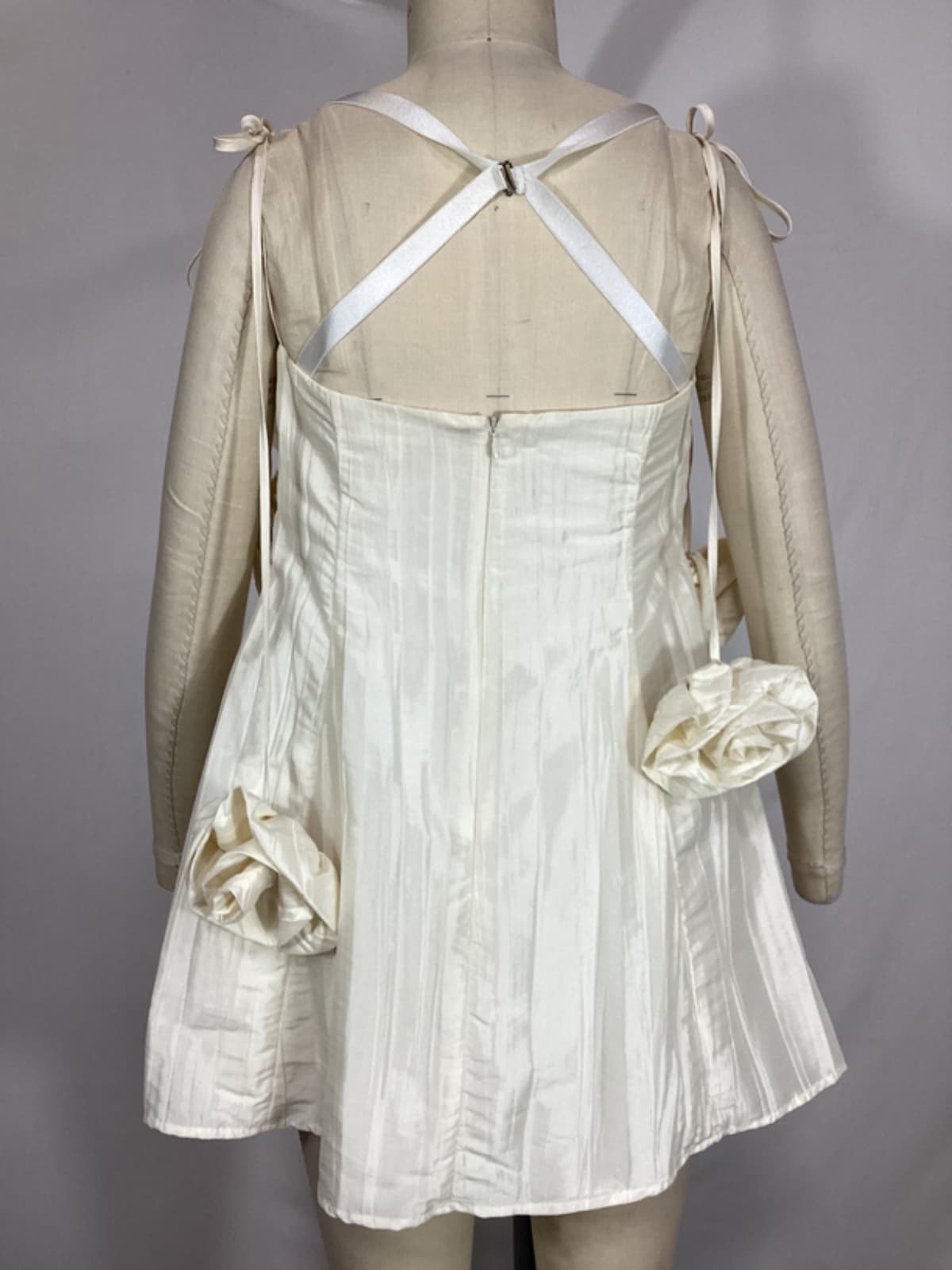 Kali Mini Dress In White - Image 2