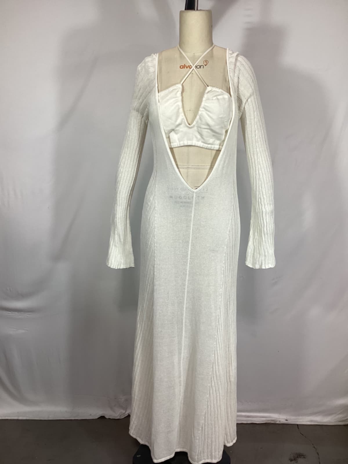 Jorryn Maxi Dress In Ivory - Image 3