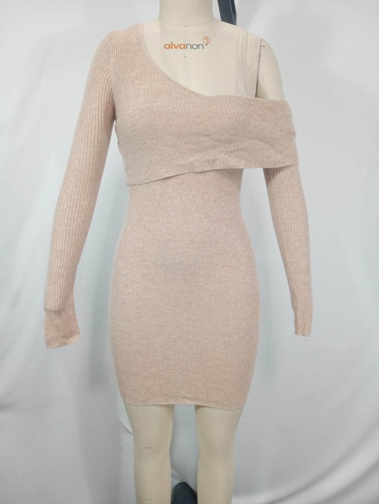 Sydney Dress In Light Oat - Image 3