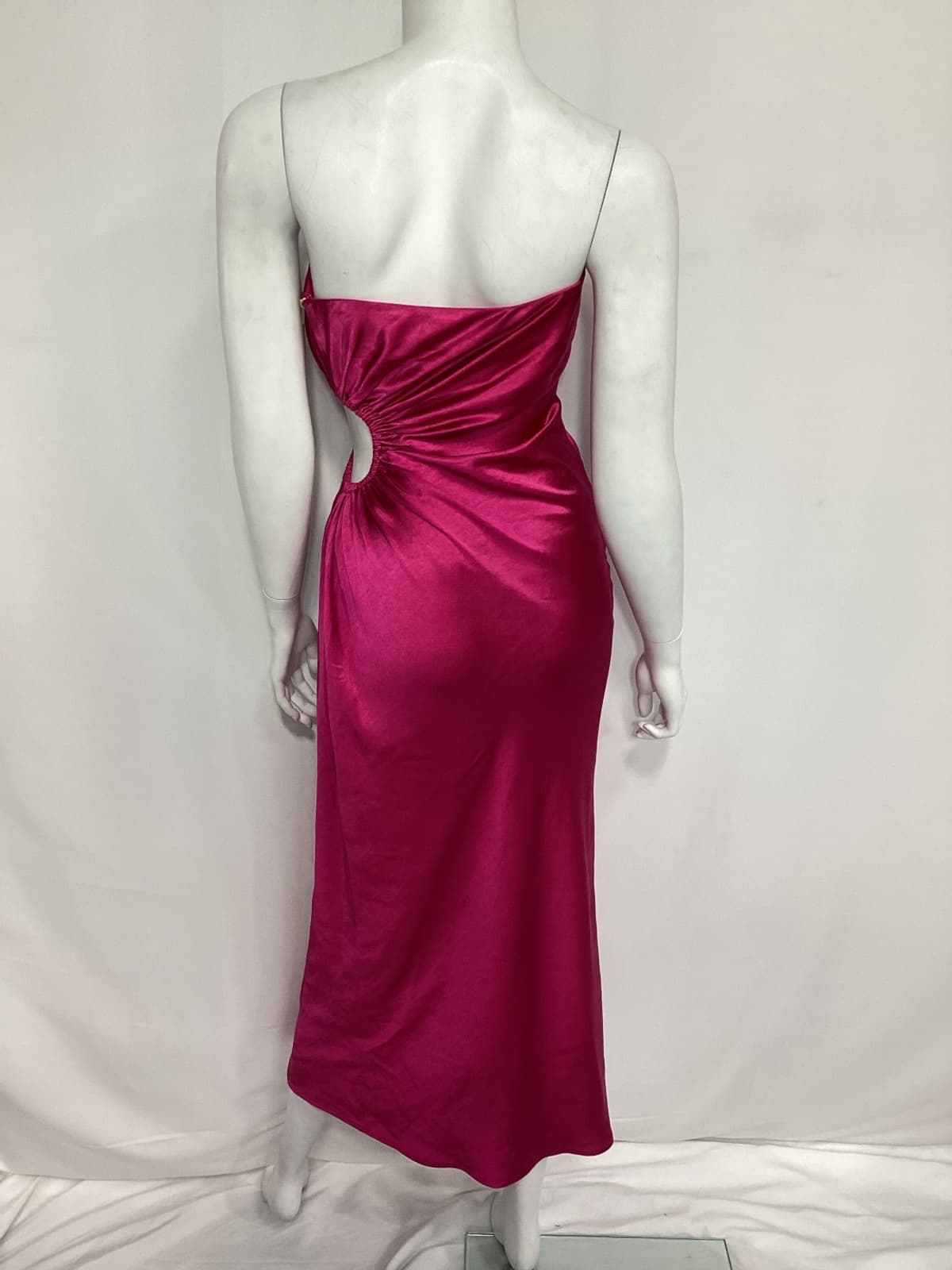 Saraya Dress In Fuchsia - Image 2