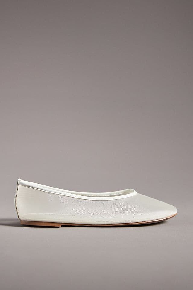 Mesh Ballet Flats - Image 1