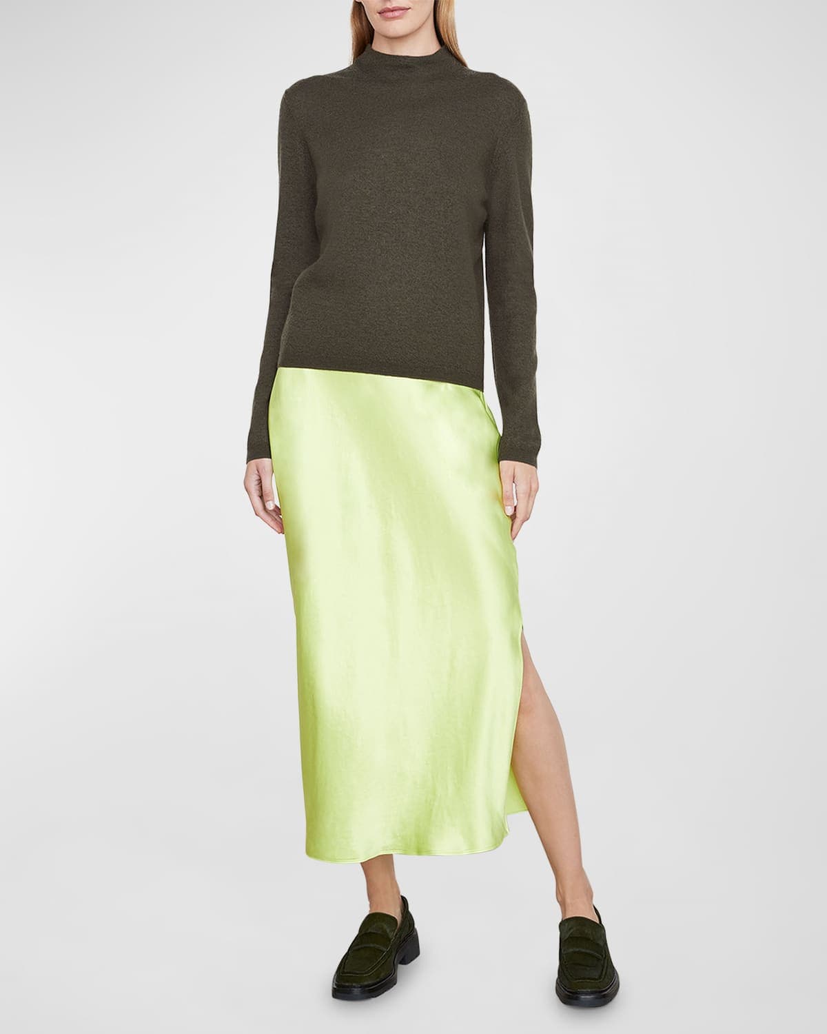 Mock Neck Boiled Sweater - Image 1