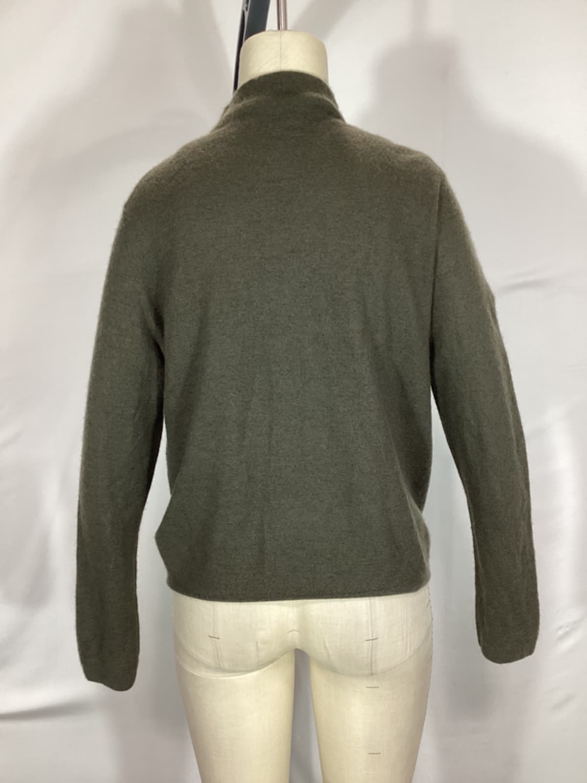 Mock Neck Boiled Sweater - Image 2