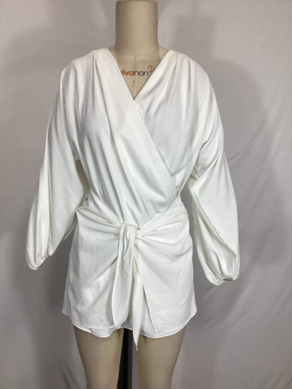 Calabra Dress In Ivory - Image 3