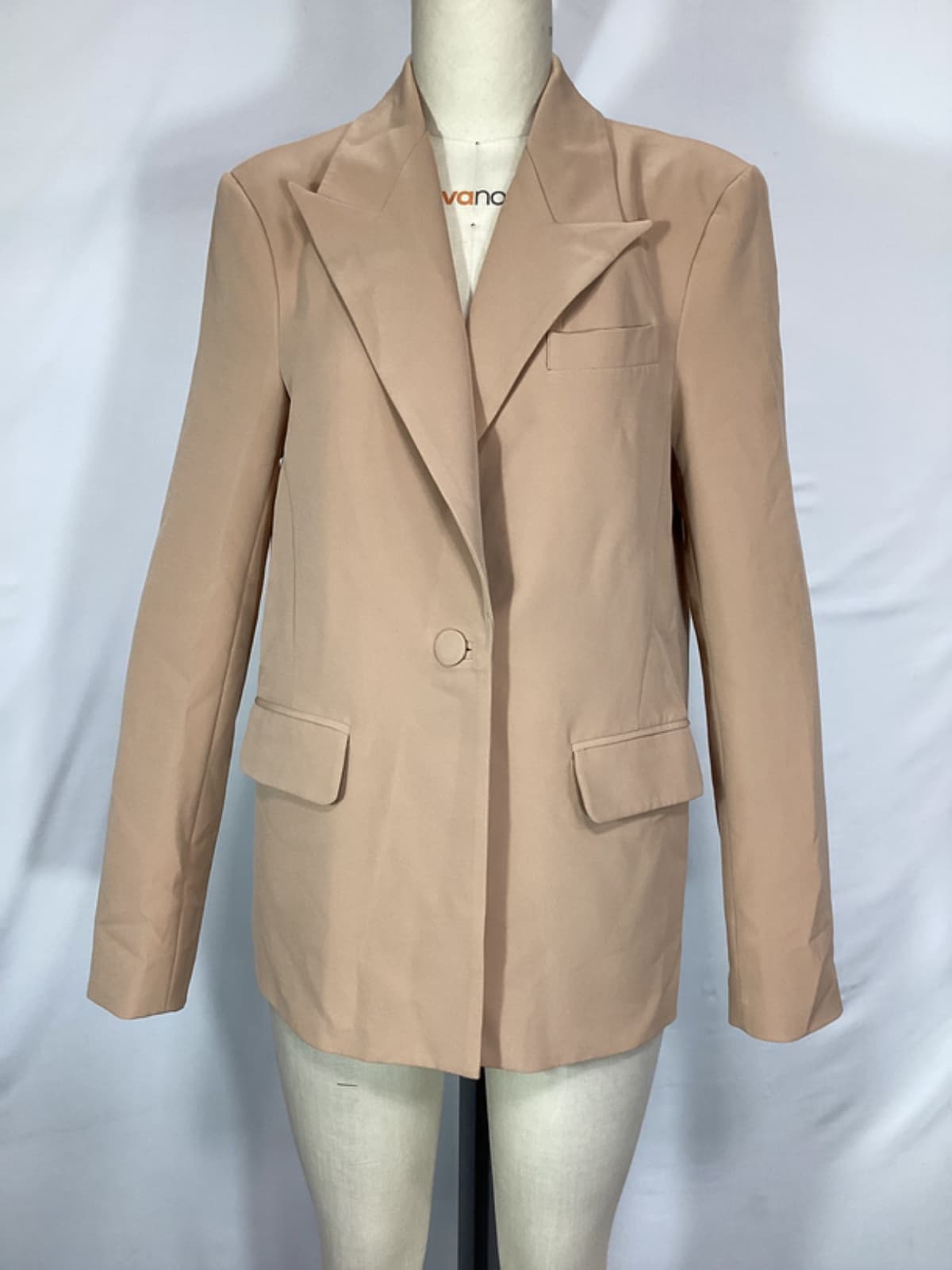 Morena Blazer In Nude Toffee - Image 2