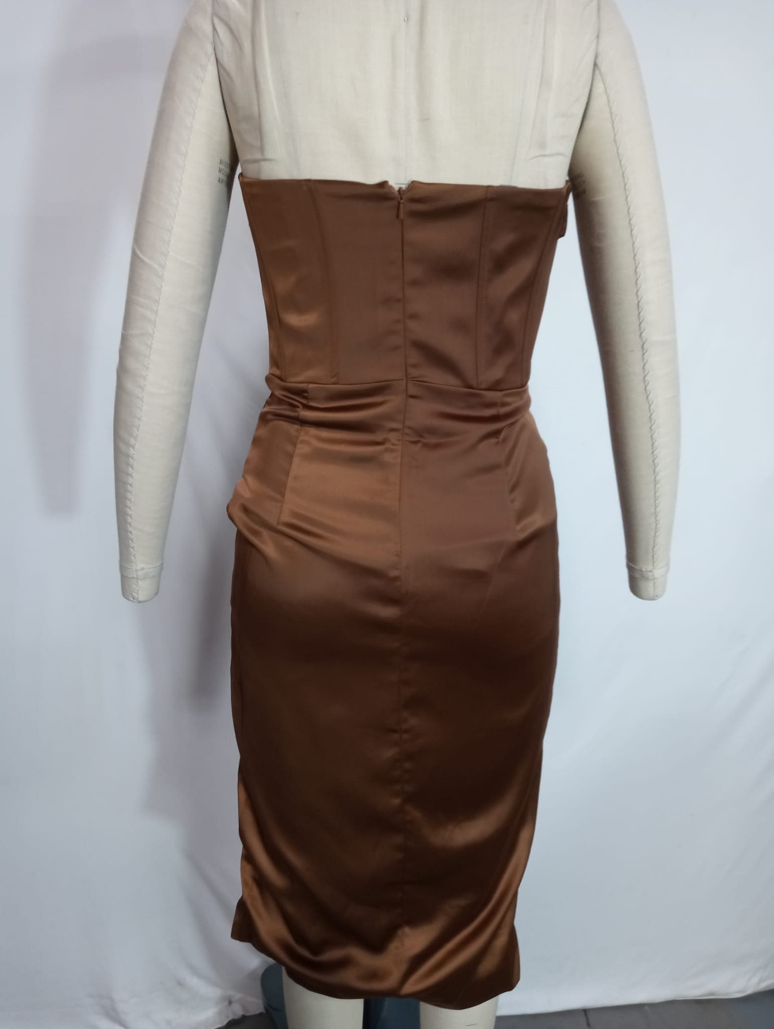 Jamila Corset Dress In Toffe - Image 4
