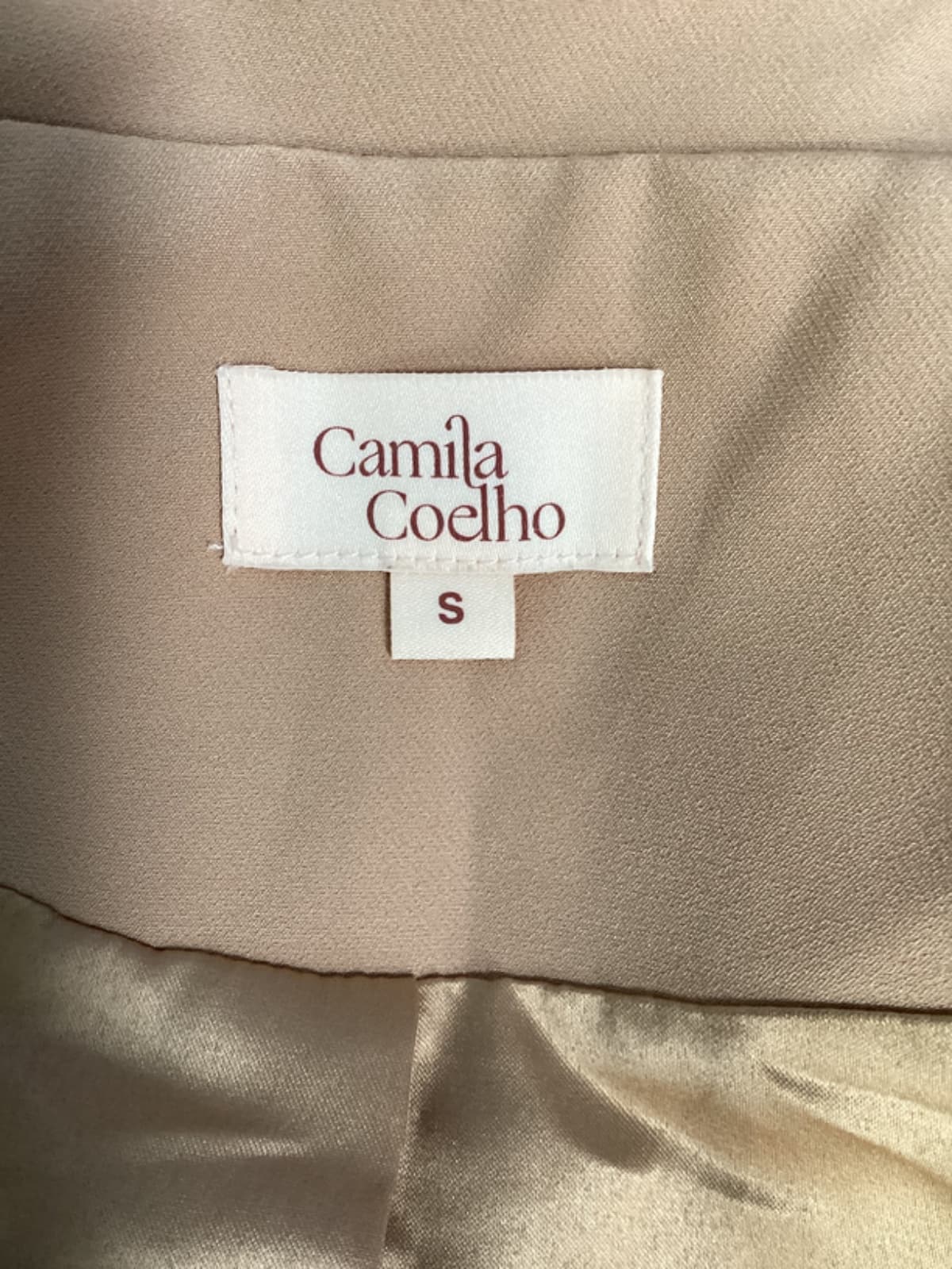 Morena Blazer In Nude Toffee - Image 4