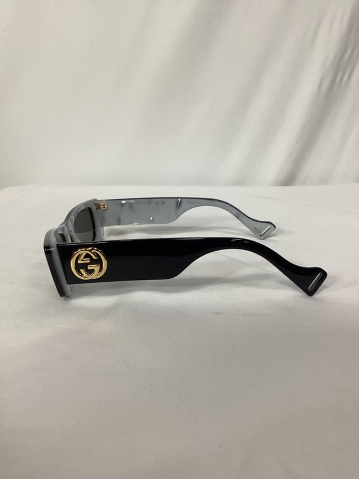 Slim Rectangular In Shiny Black & Grey Solid - Image 3