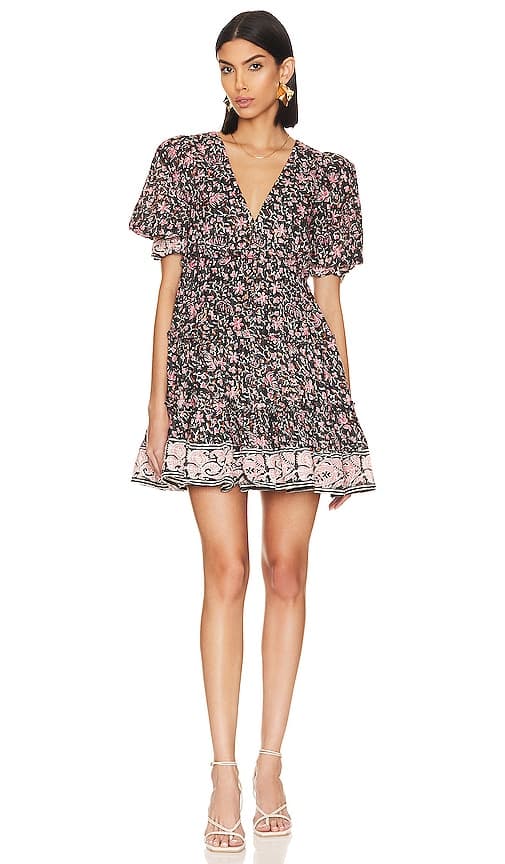 Lauren Mini Dress In Fan Print - Image 1
