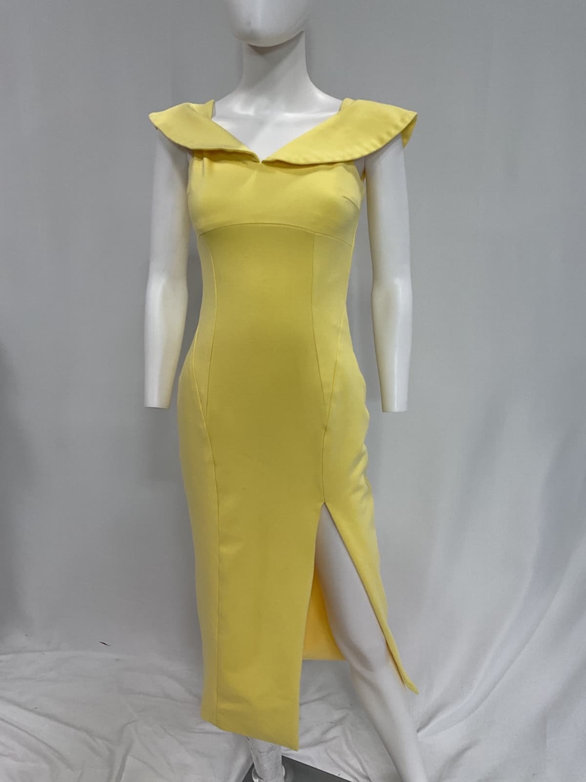 Plateau Dress In Lemon - Image 2