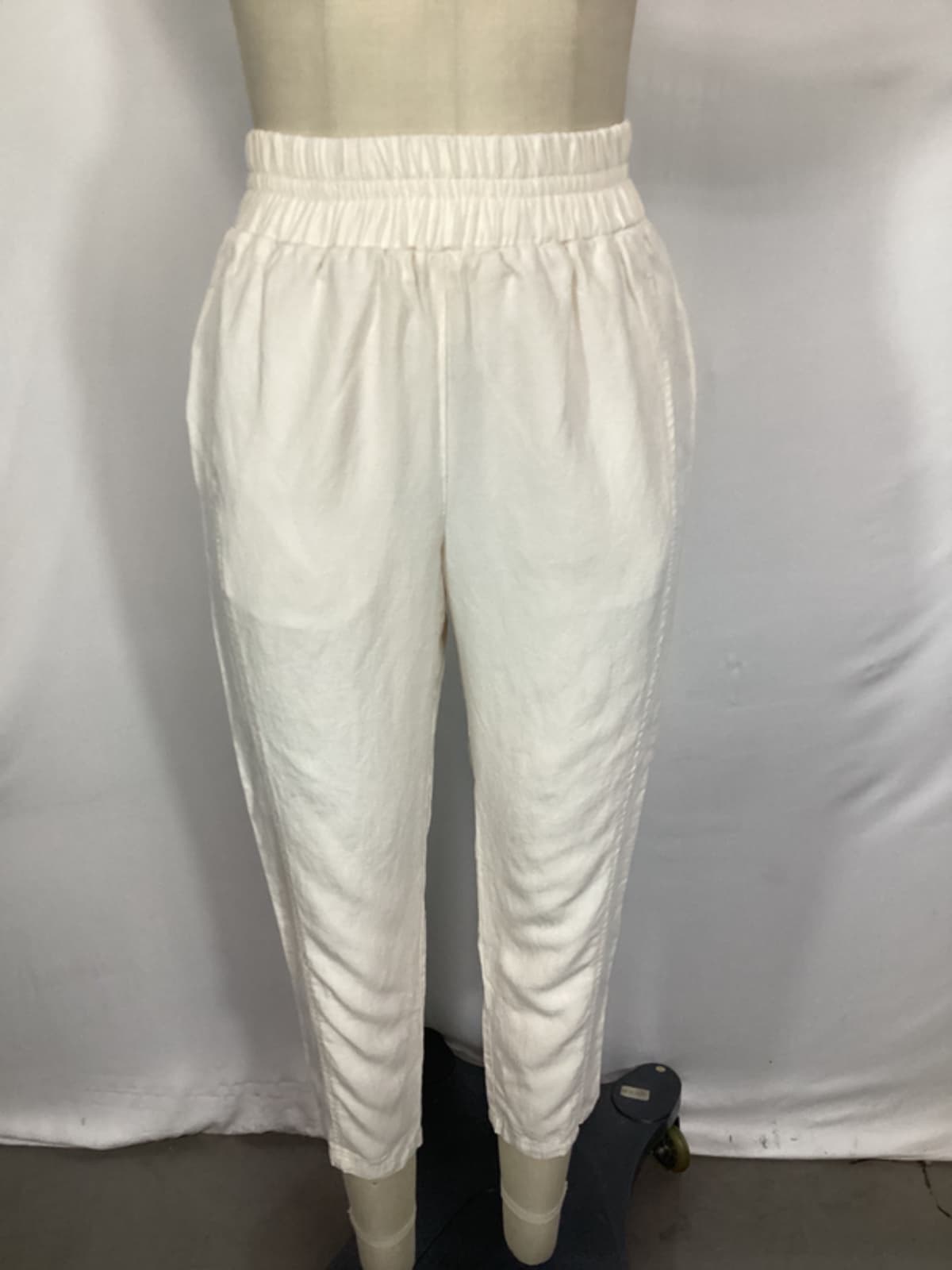 The Asher Maternity Pant In Ivory - Image 2