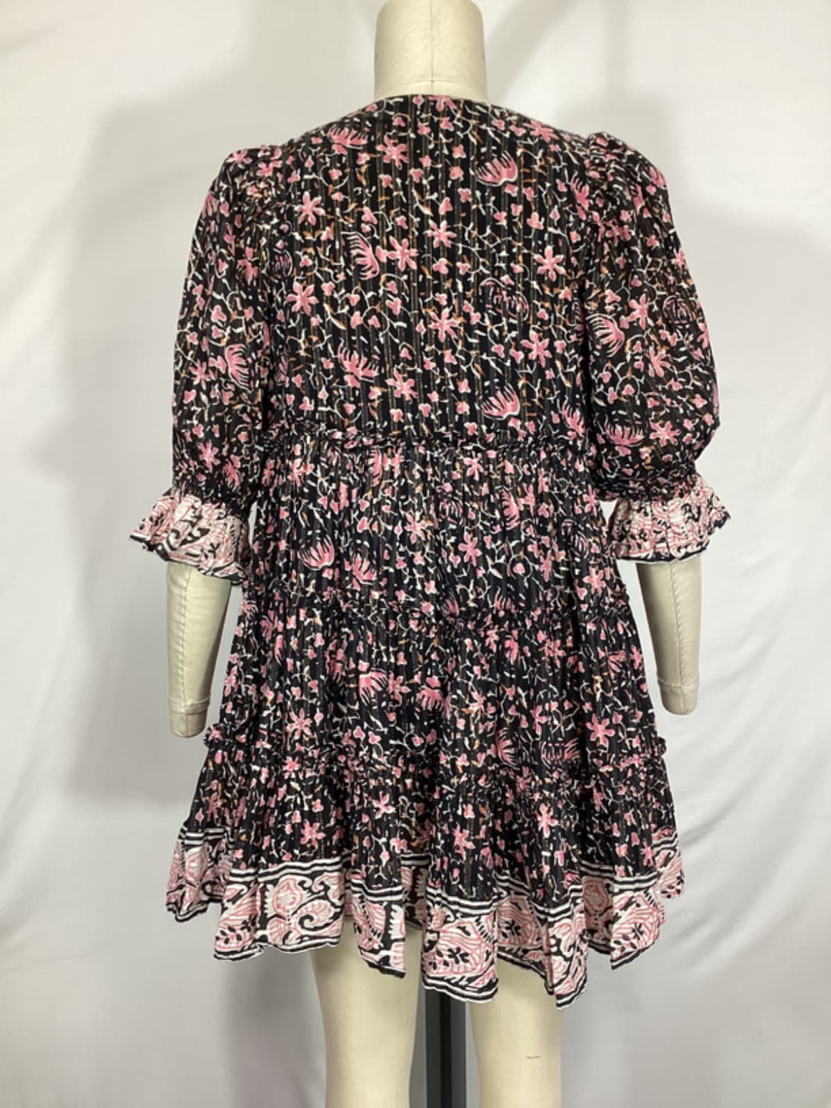 Lauren Mini Dress In Fan Print - Image 3