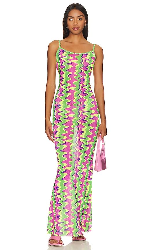 Strappy Maxi Dress In Roatan - Image 1