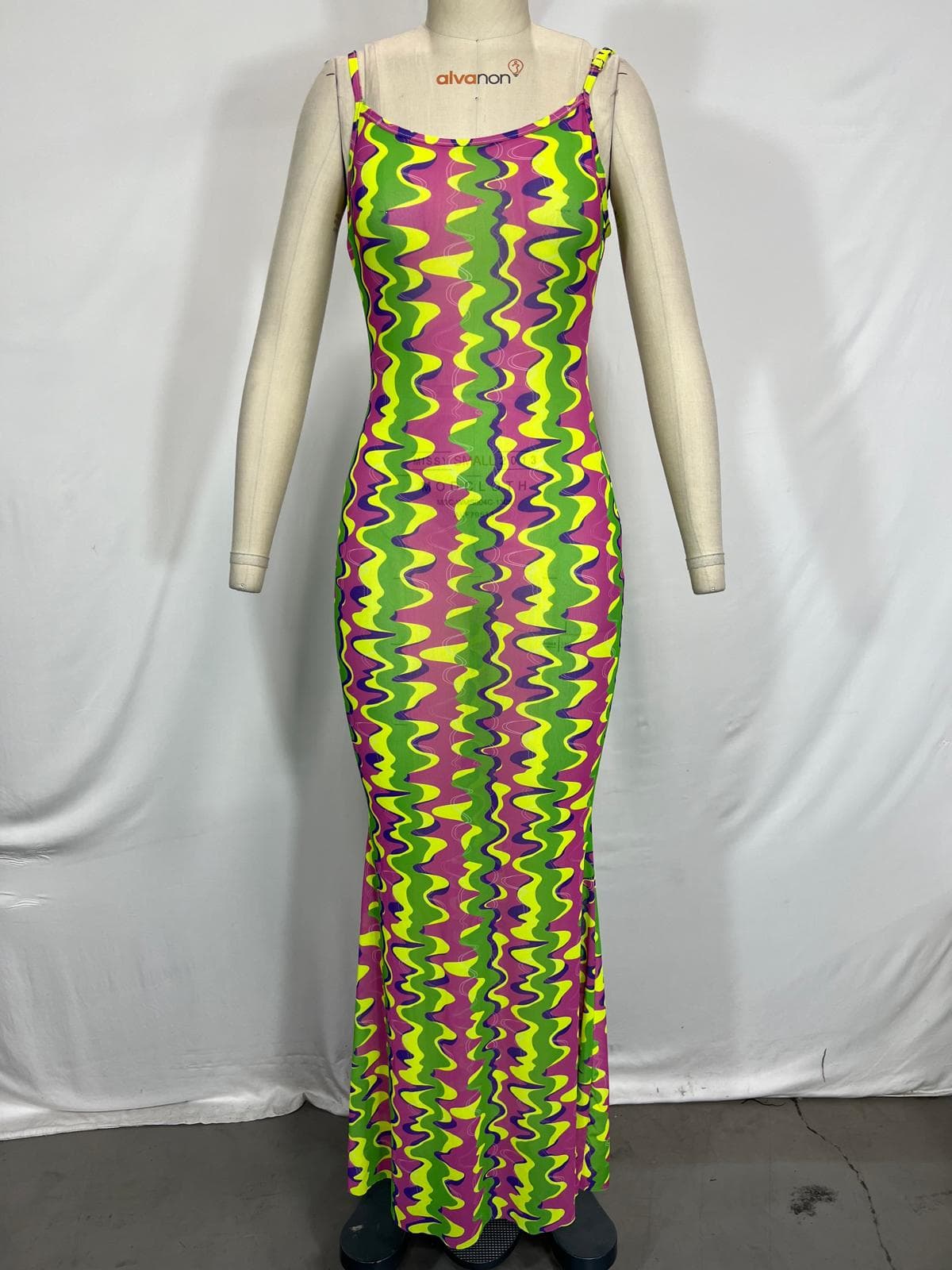 Strappy Maxi Dress In Roatan - Image 3