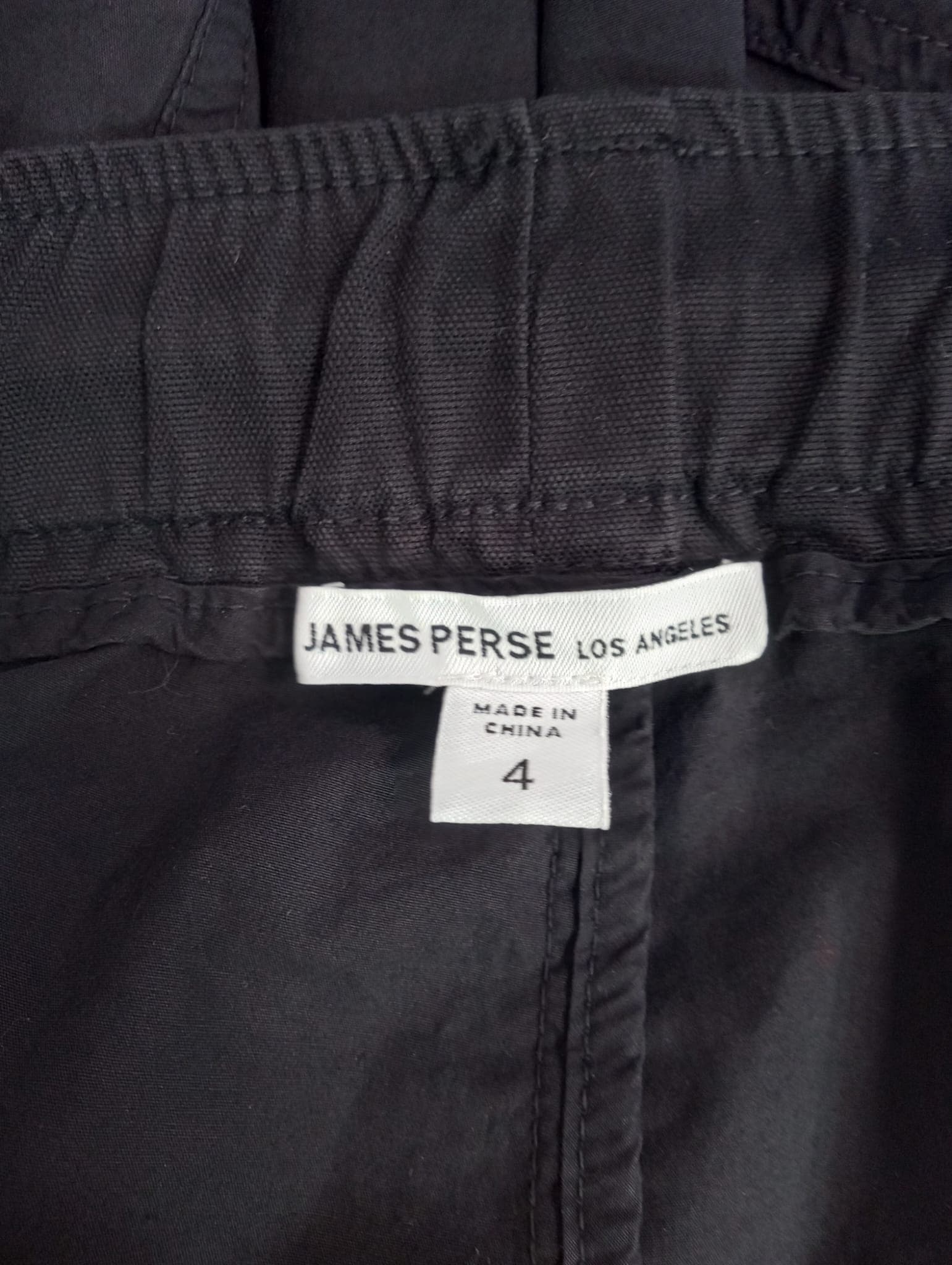 Stretch Supima Wide Leg Flight Pant In Black - Image 3