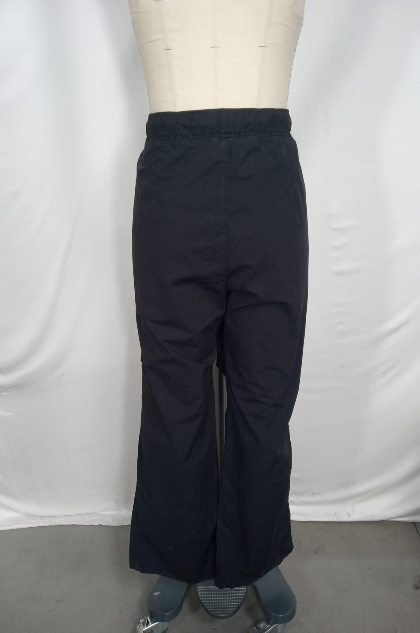 Stretch Supima Wide Leg Flight Pant In Black - Image 2