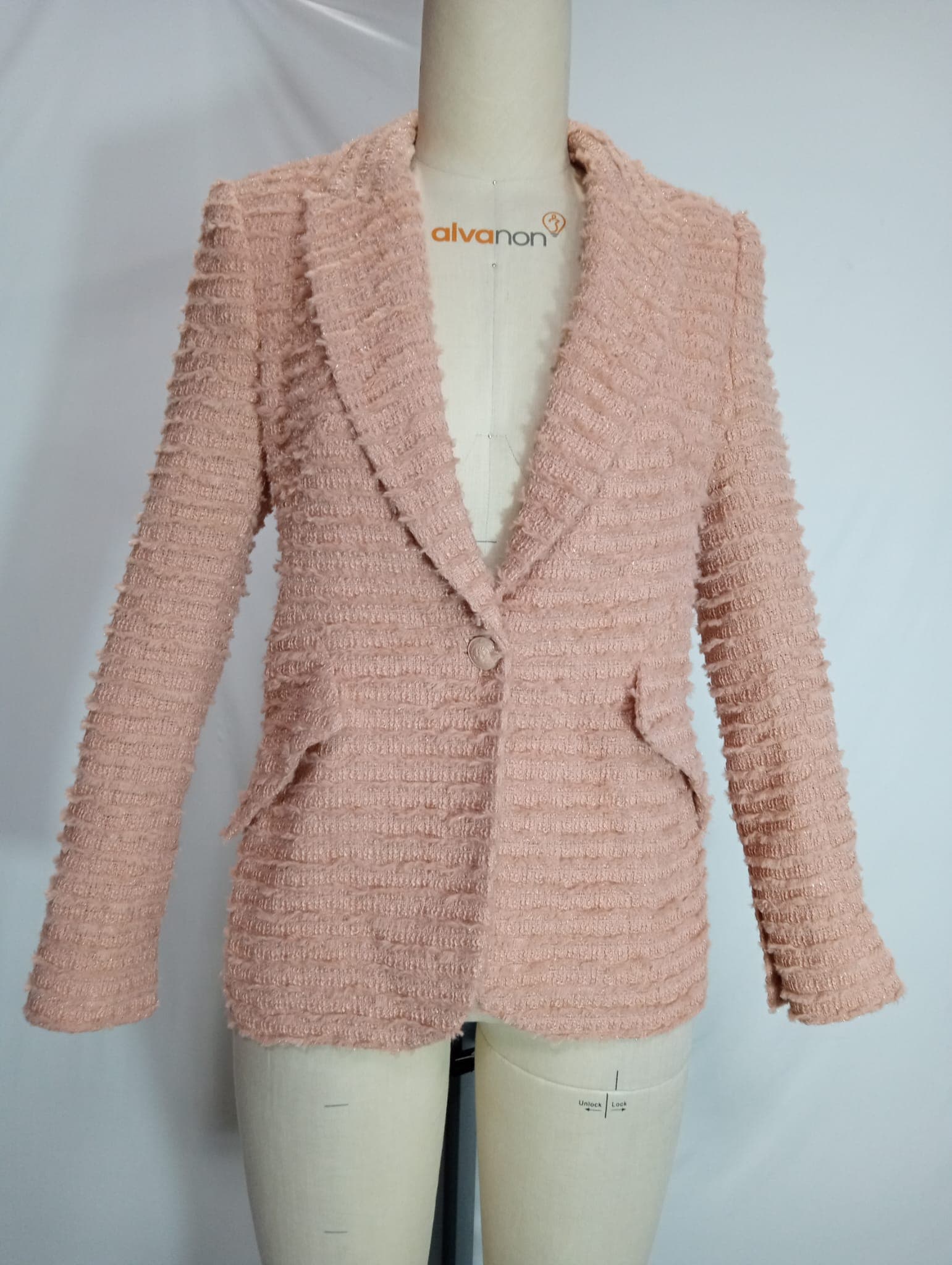 Chamberlain Blazer In Dusty Pink - Image 3