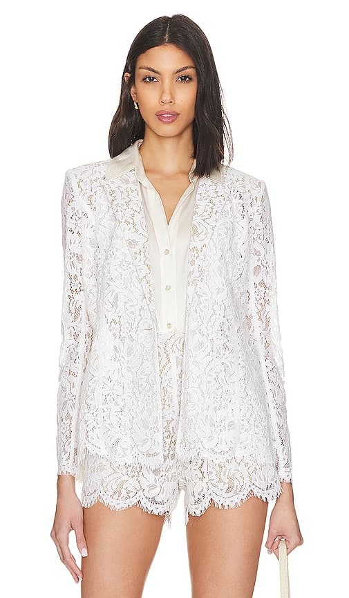 Clementine Blazer In White - Image 1