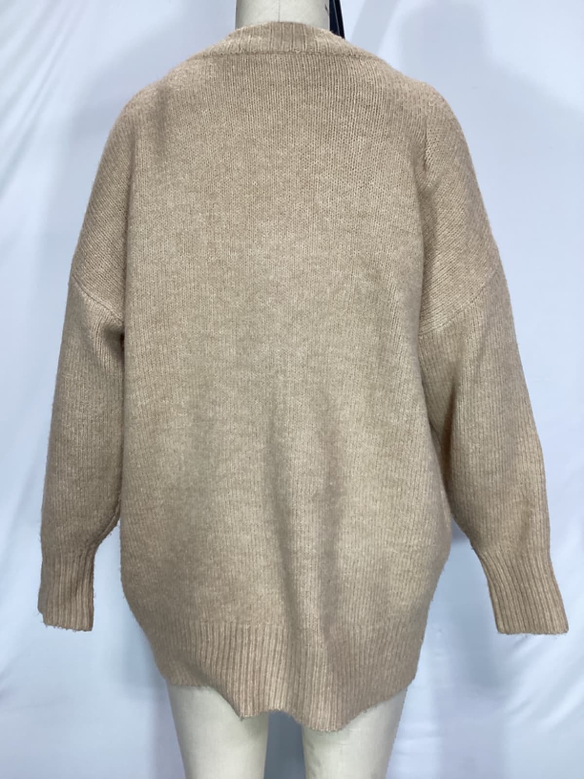 Cozy Sweater In Tan - Image 2