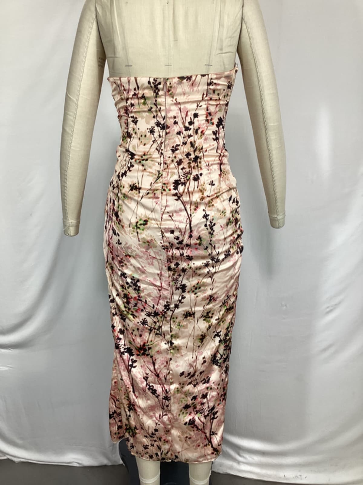 Come On Home Dress In Pink Botanical - Image 3
