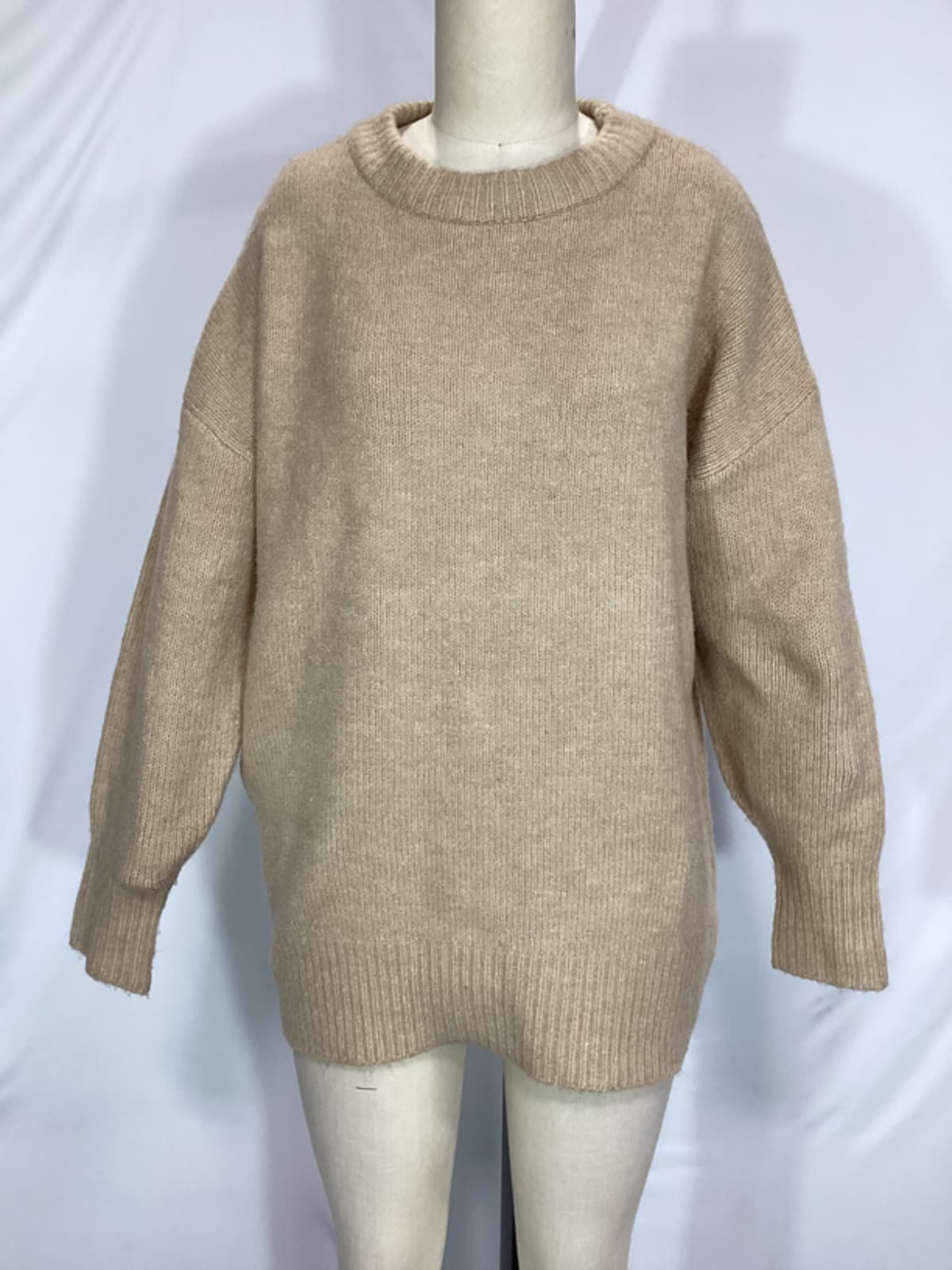 Cozy Sweater In Tan - Image 4