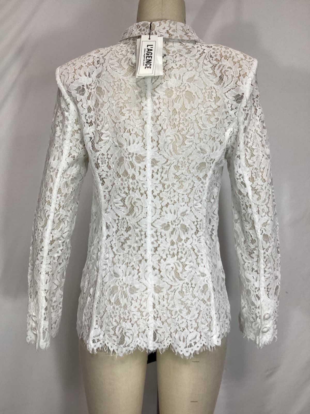 Clementine Blazer In White - Image 3