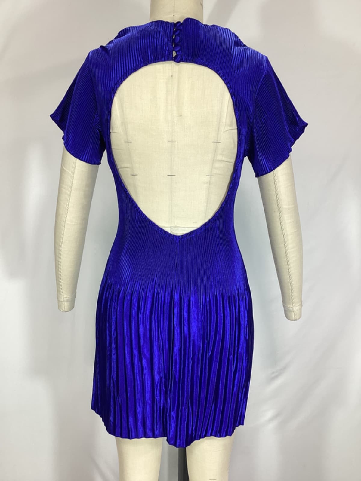 Aperitif Dress In Cobalt - Image 3