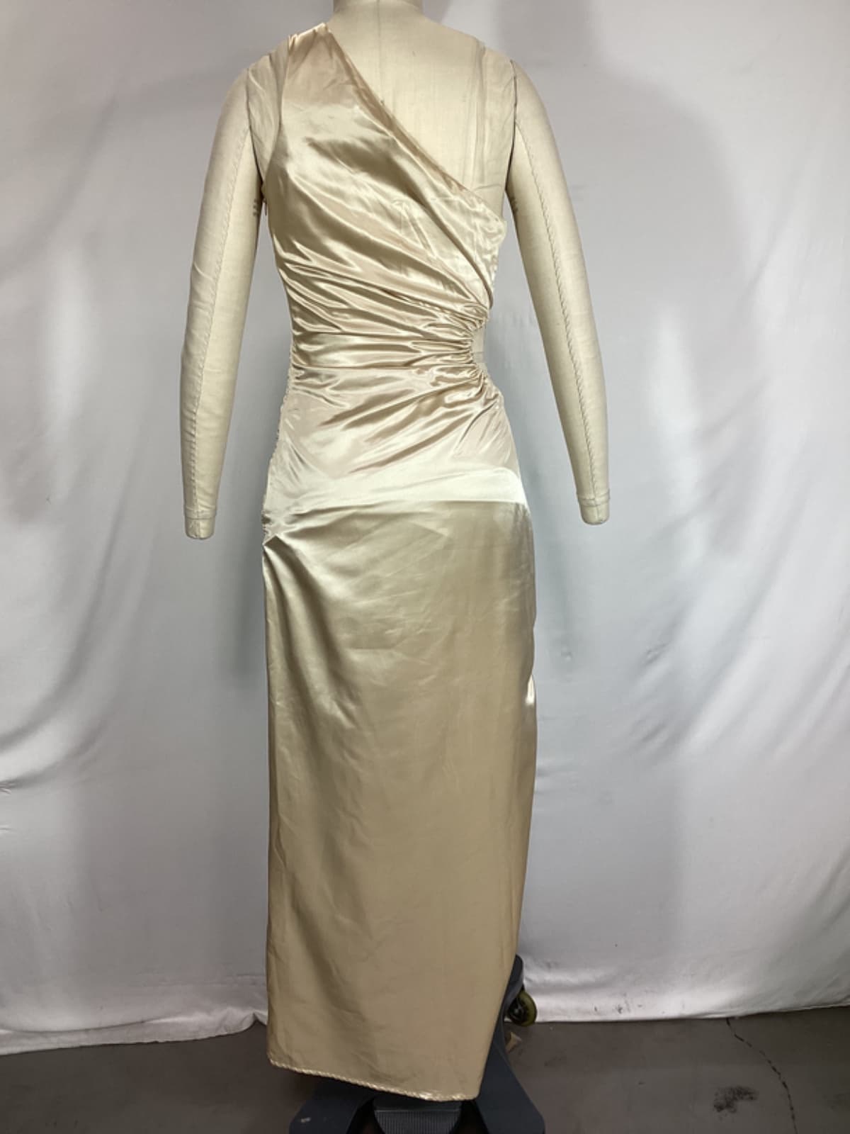Eliza Cut Out Dress In Champagne - Image 2
