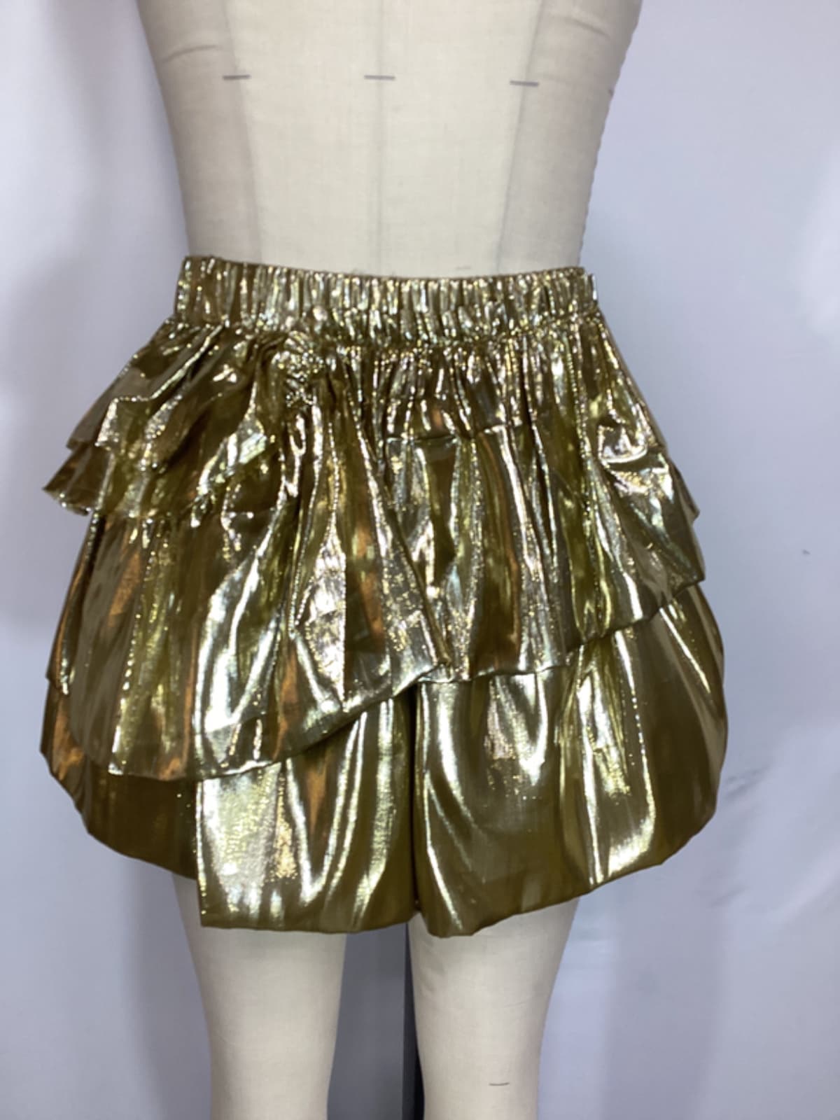 Winnett Skirt In Glowing Gold - Image 2