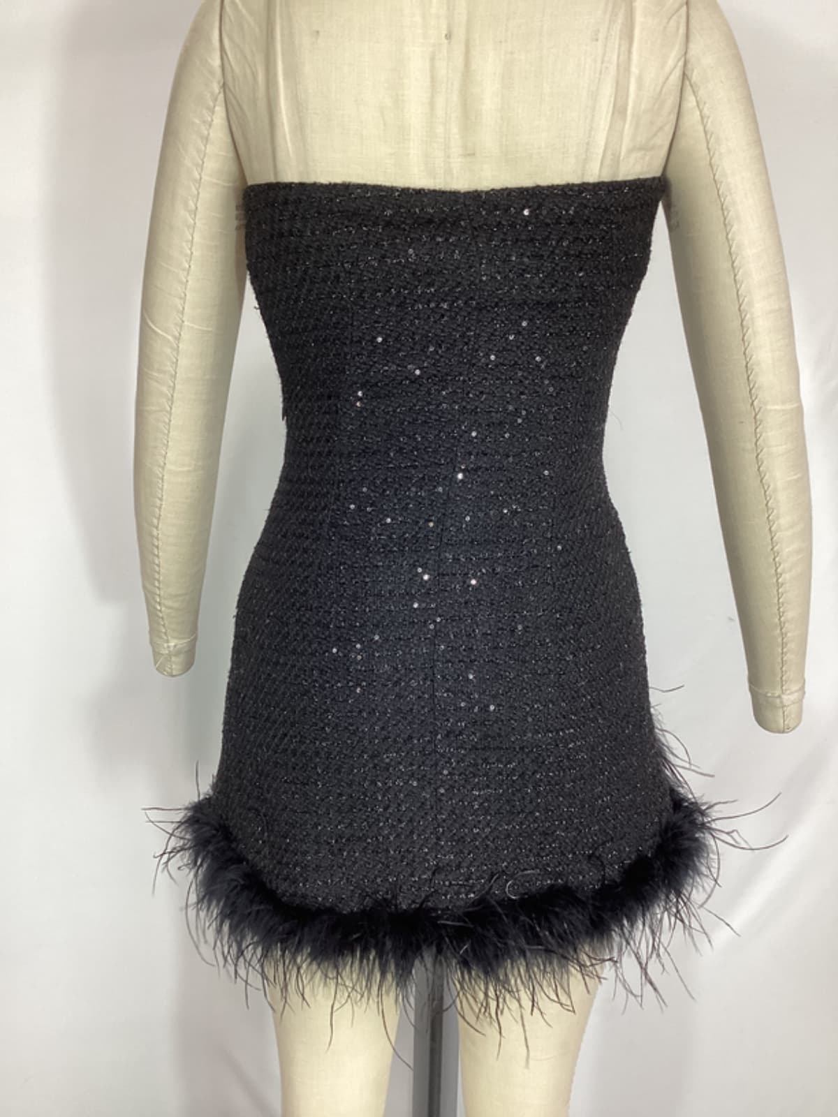 Lenni Mini Dress In Black - Image 2
