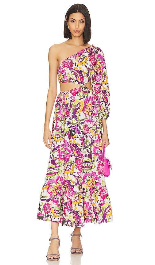 Mahika Dress In Flora Splash - Image 1