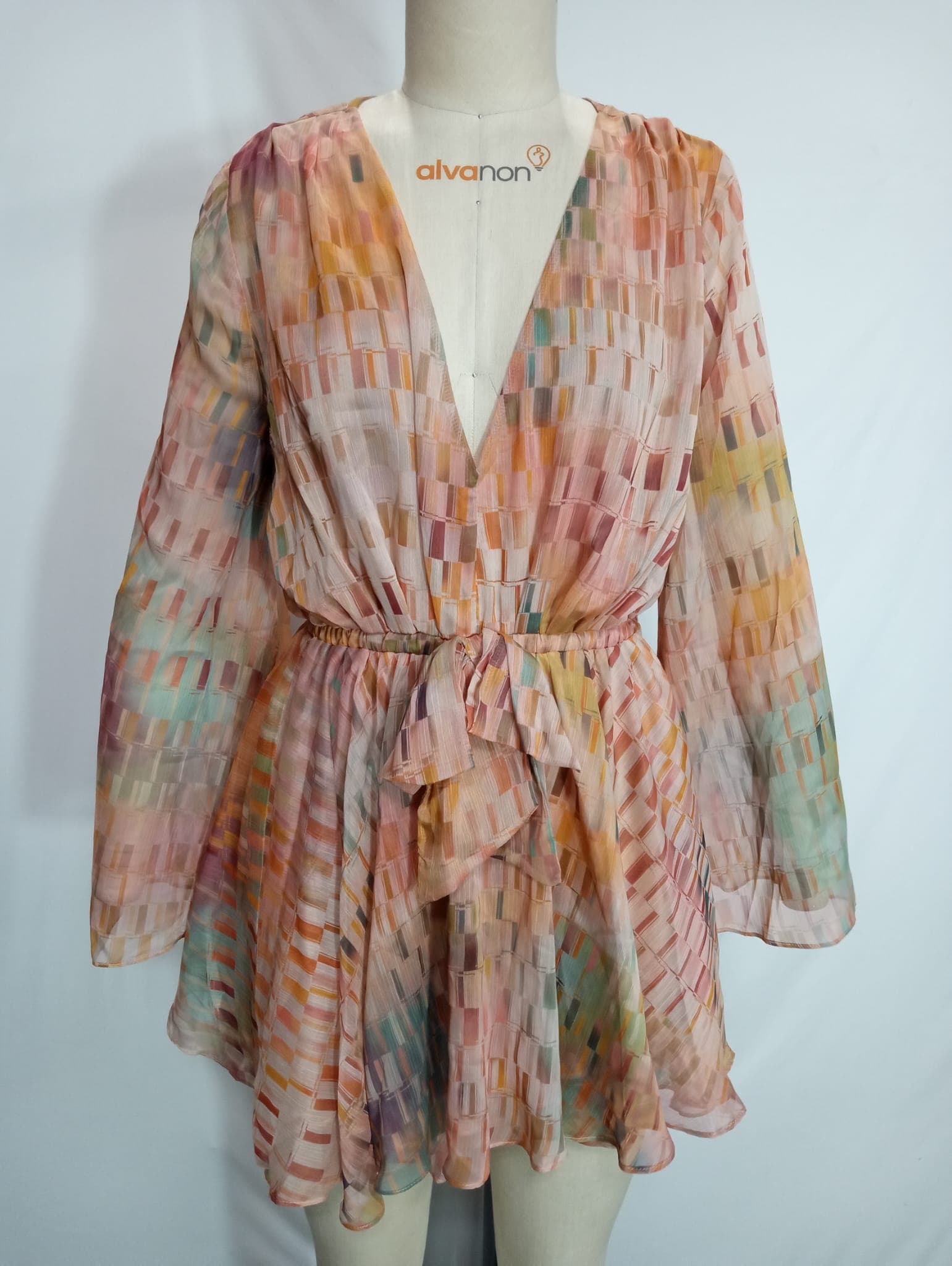 Kaia Dress In Disco Matrix - Image 2