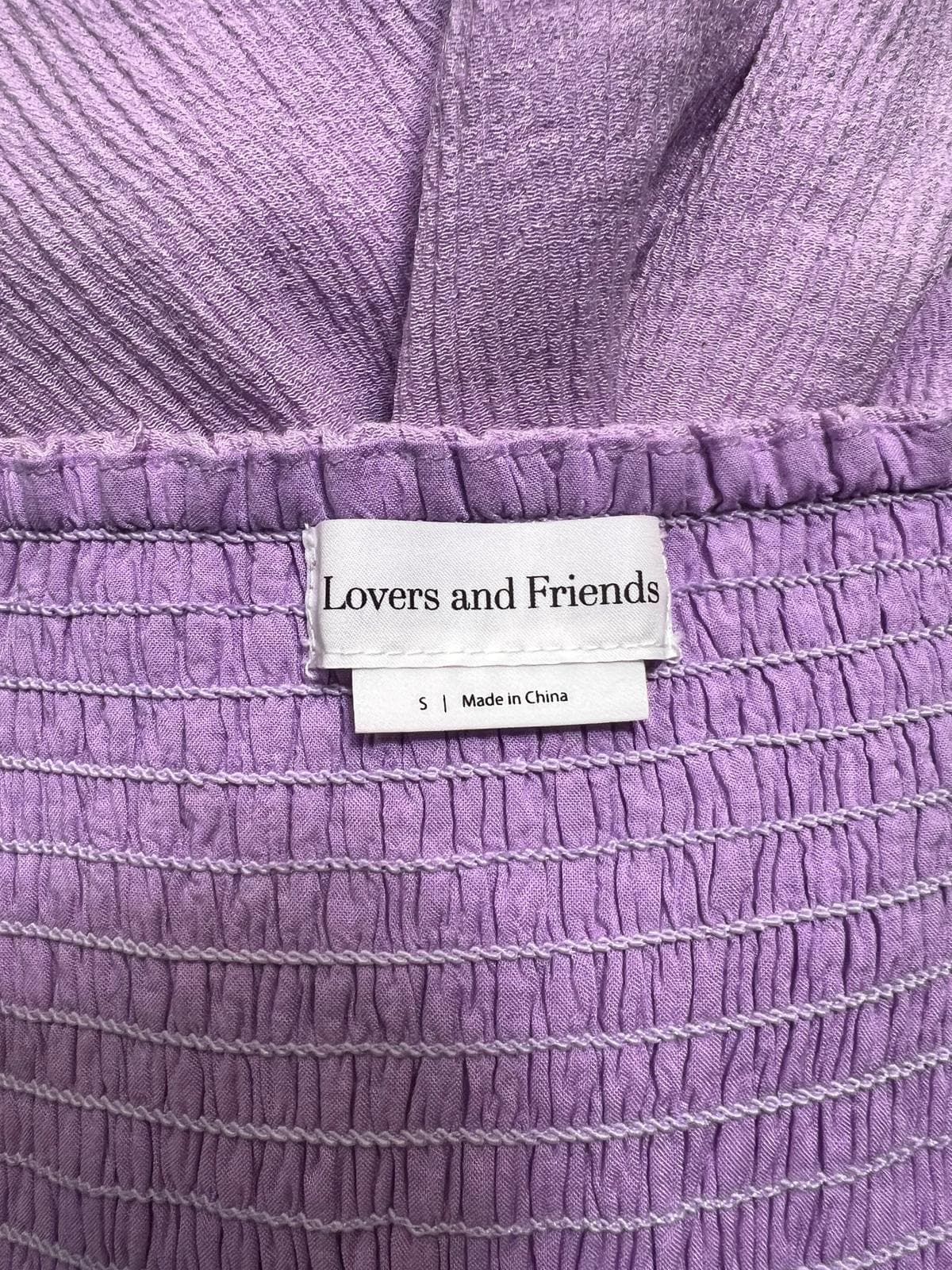 Fielle Midi Dress In Lavender Purple - Image 4