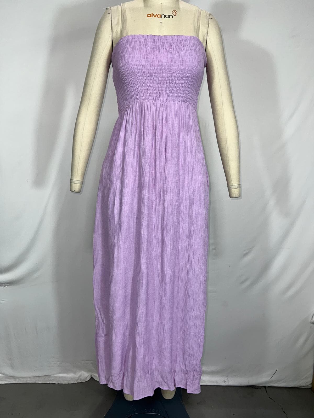 Fielle Midi Dress In Lavender Purple - Image 3