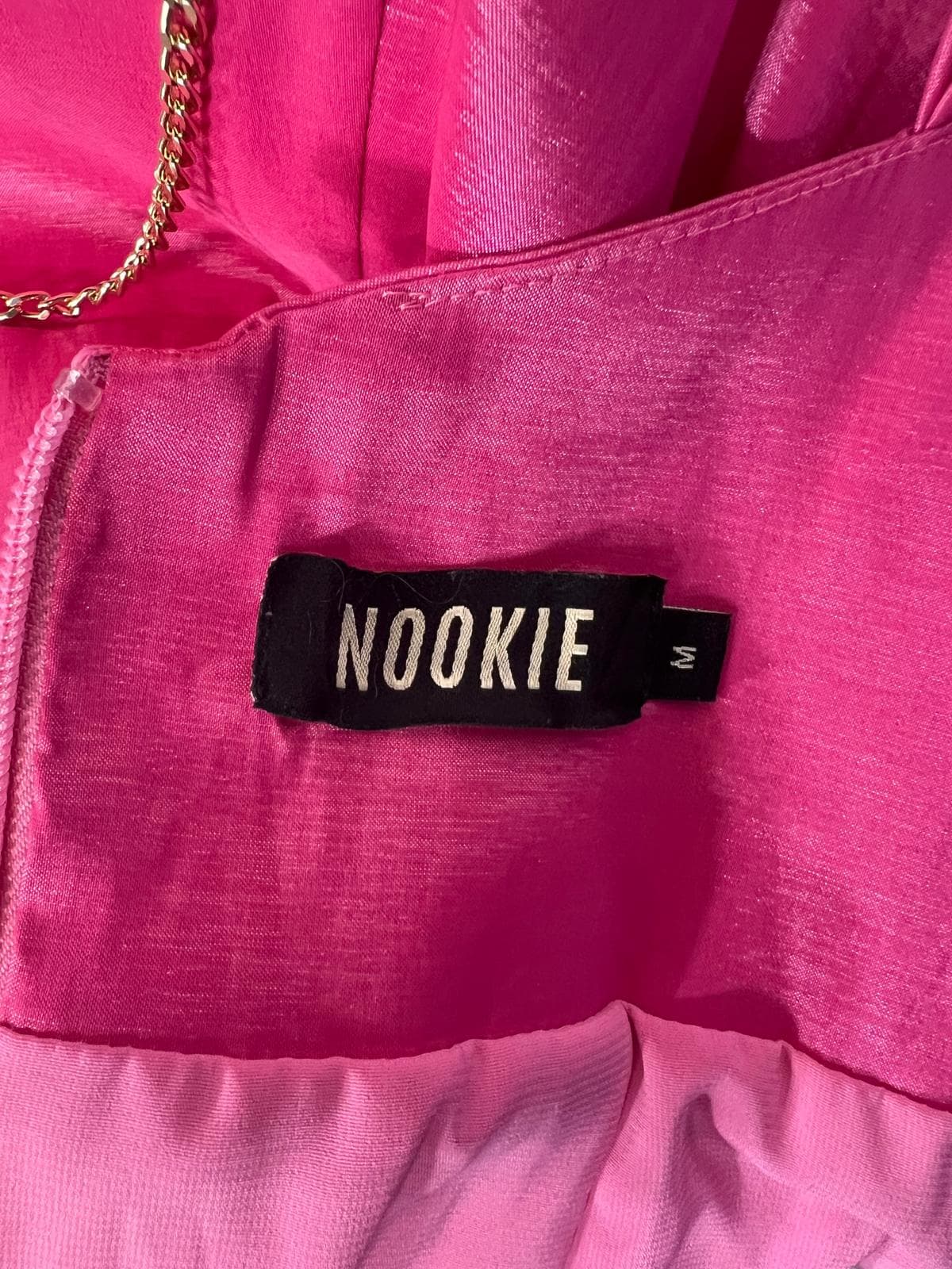 Reese Bow Mini Dress In Pink - Image 4