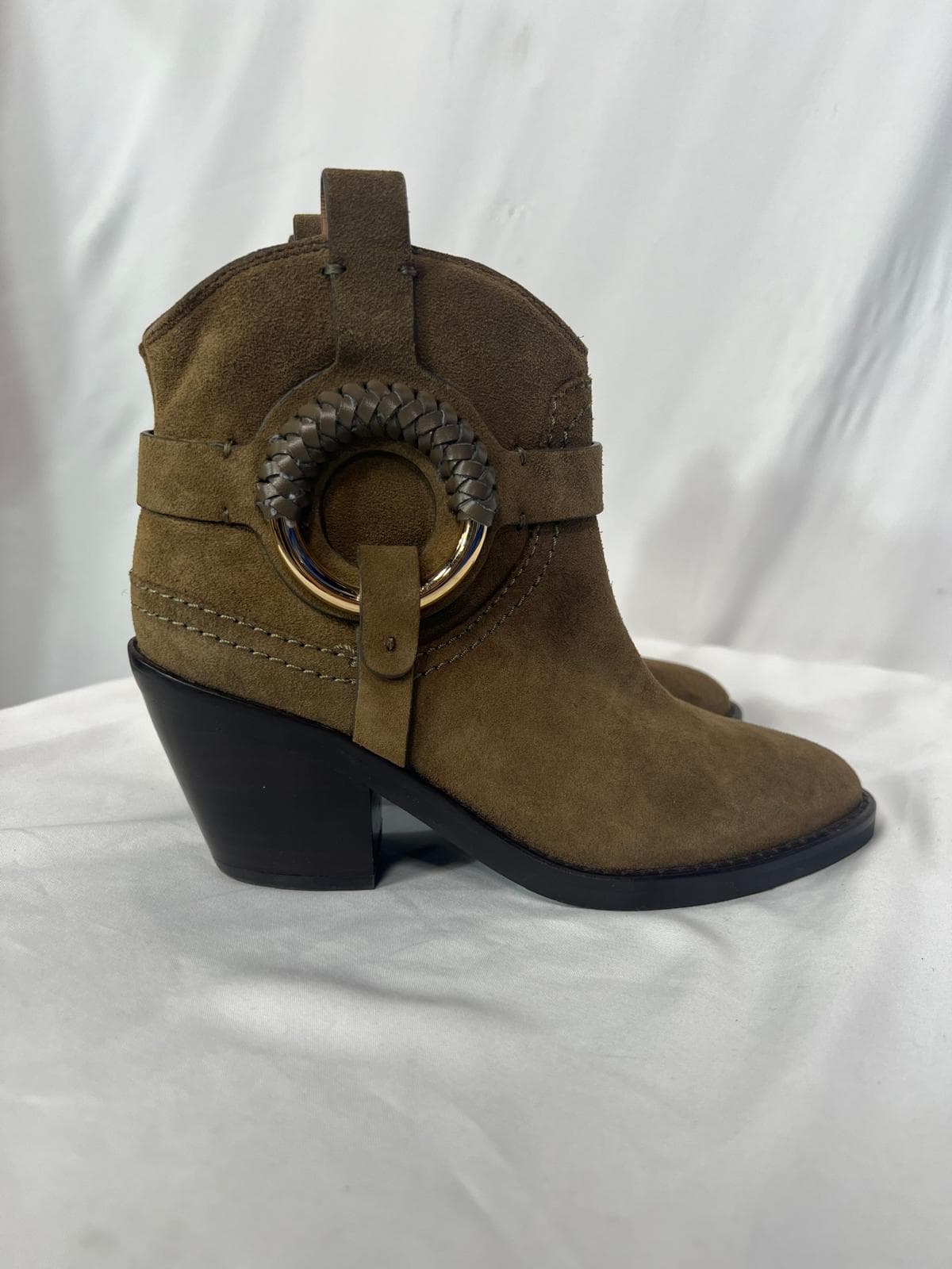 See By Chloe Hana Bootie In Military Green - Image 2