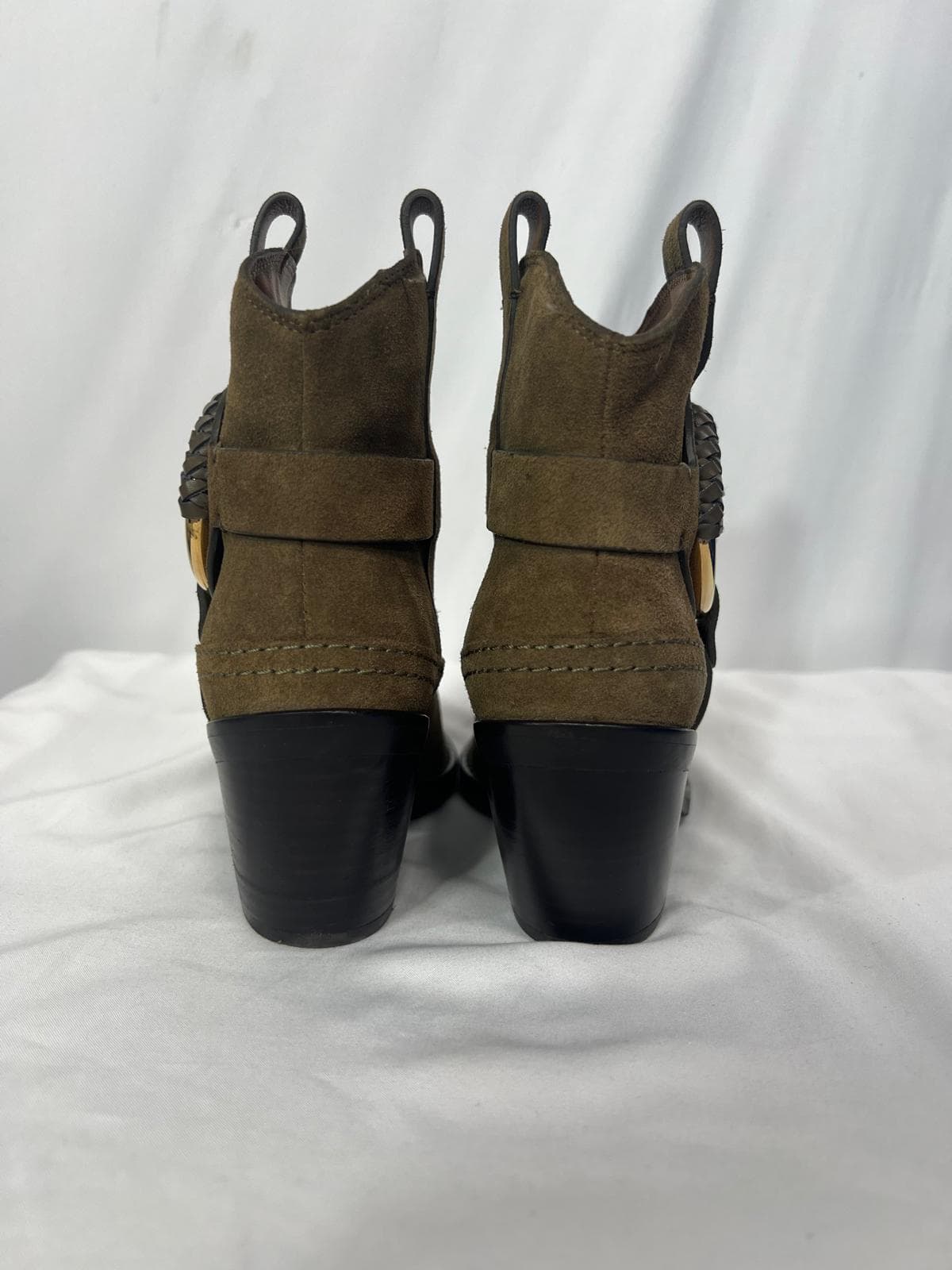 See By Chloe Hana Bootie In Military Green - Image 3