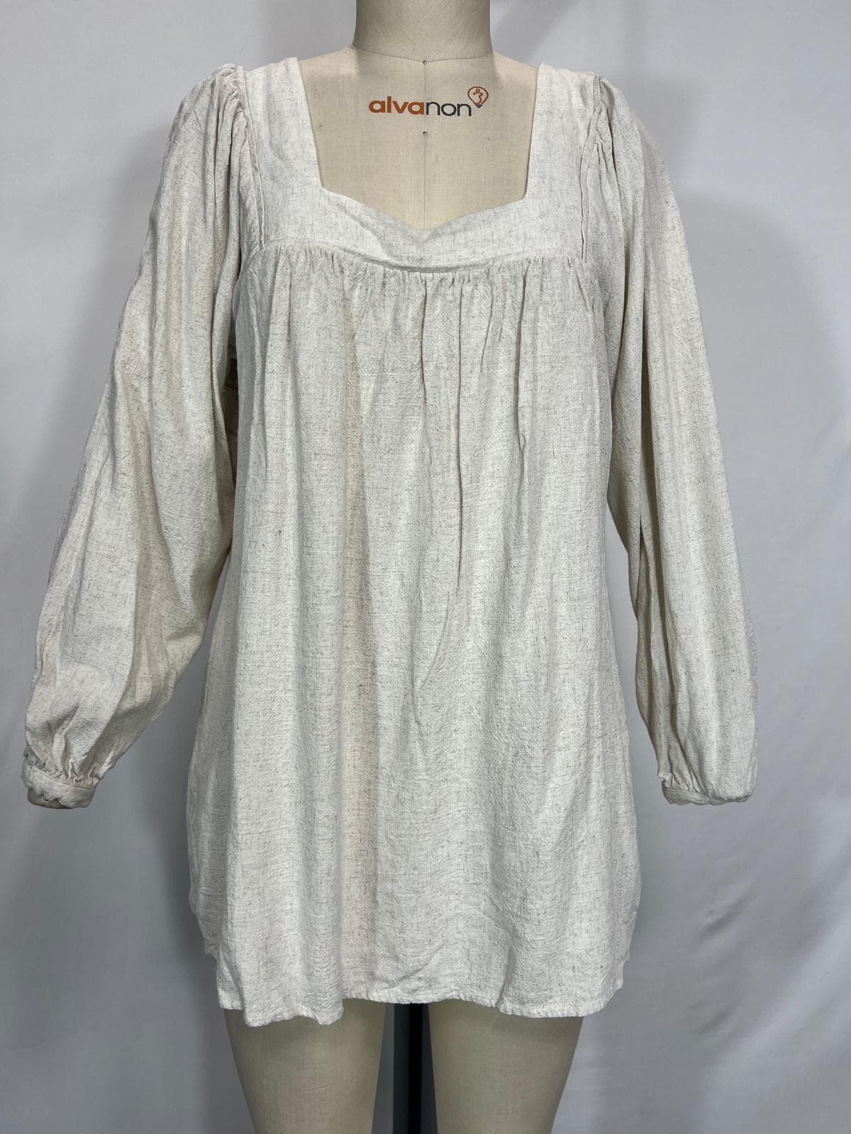 The Mayson Dress In Cream - Image 2