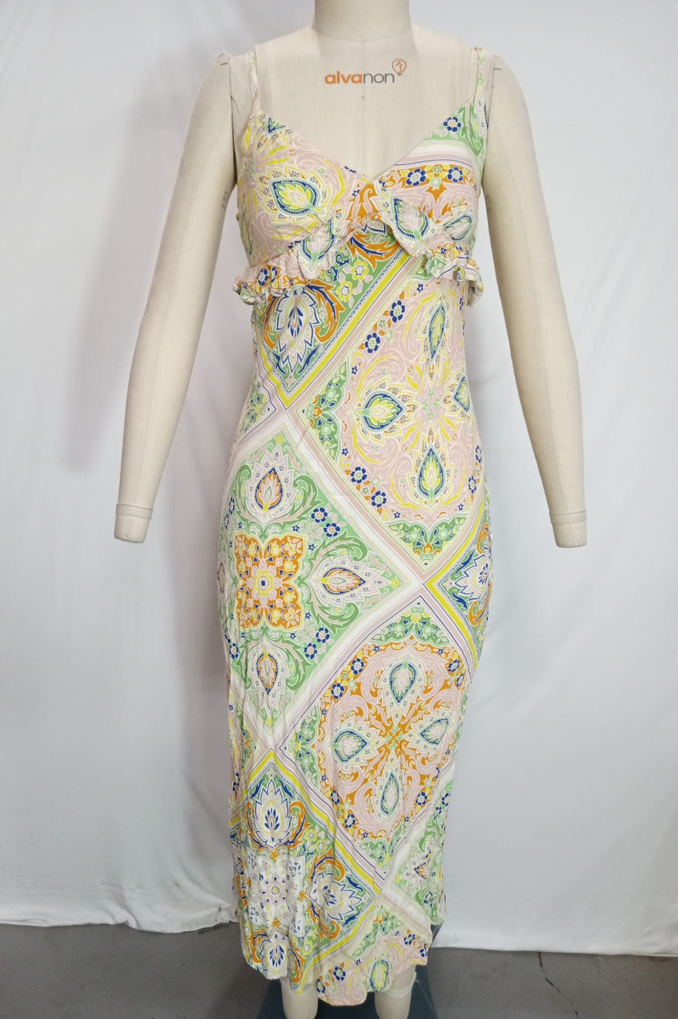 Spring Favorite Slip Dress In Scarf Paisley - Image 3