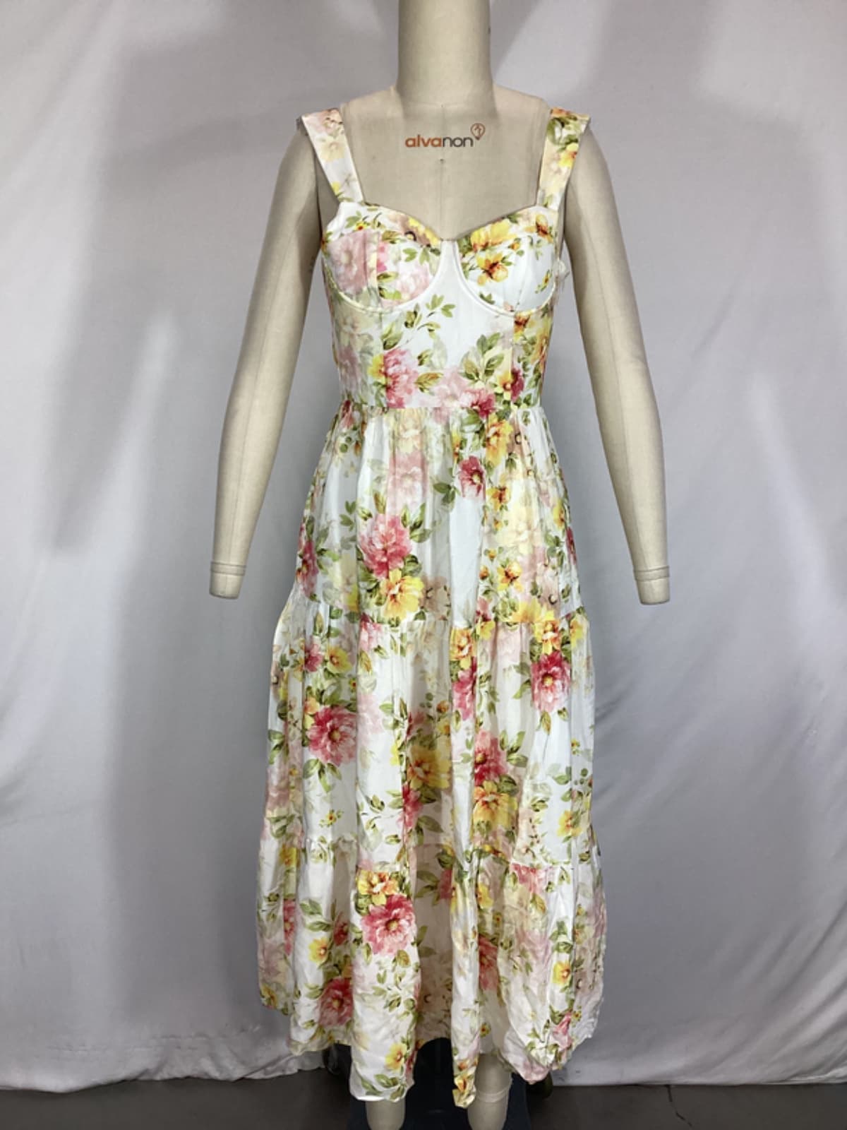 Monique Midi Dress In New Day Ivory - Image 3