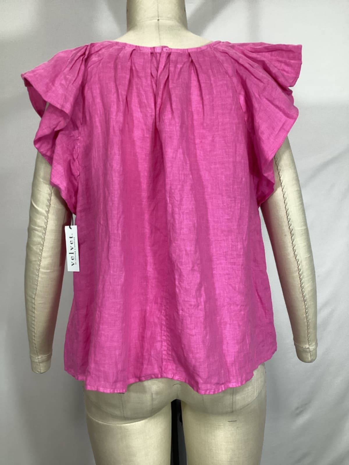 Velvet By Graham & Spencer Ava Top In Flamingo - Image 4