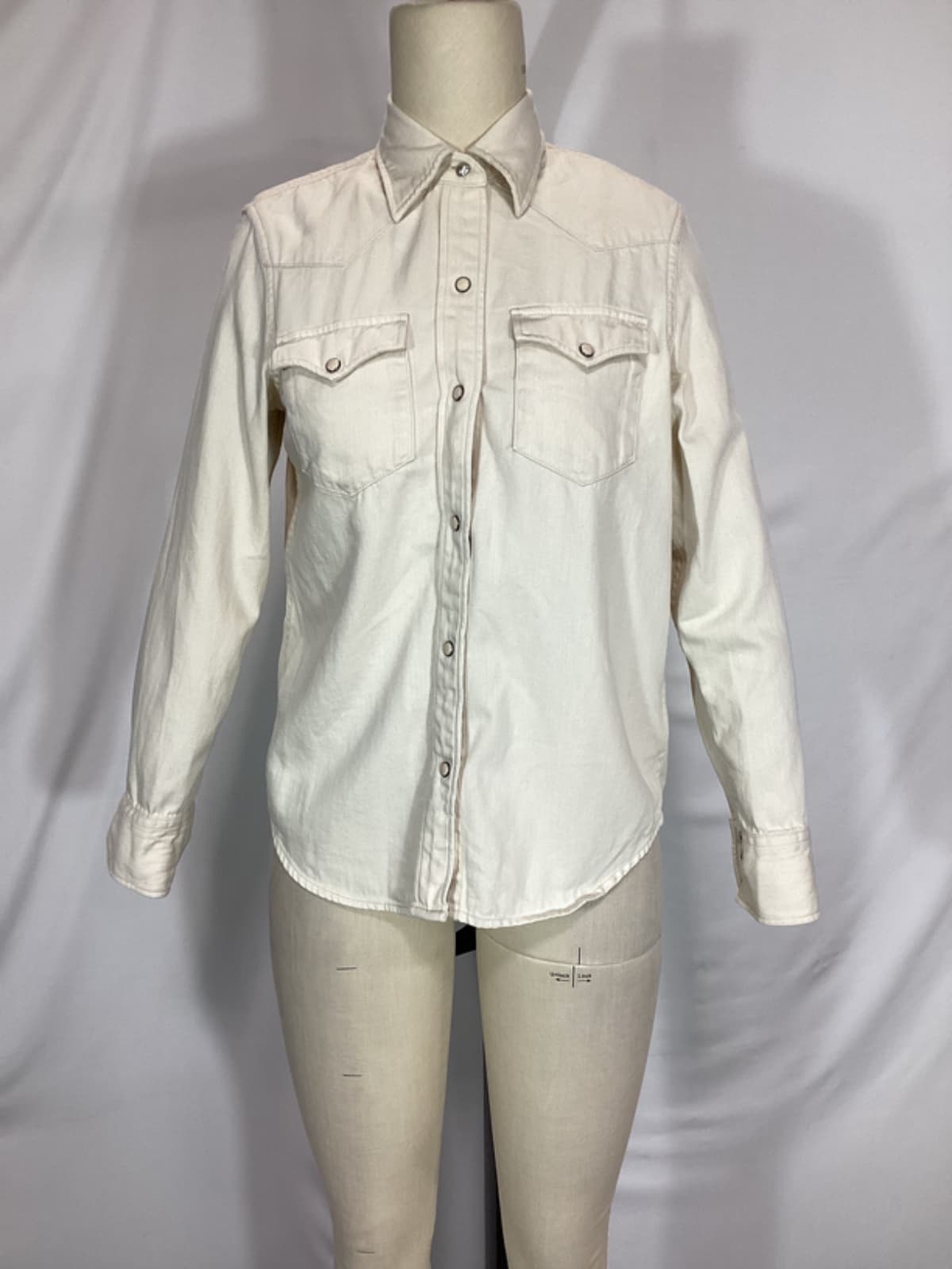 Denim Western Shirt - Image 1