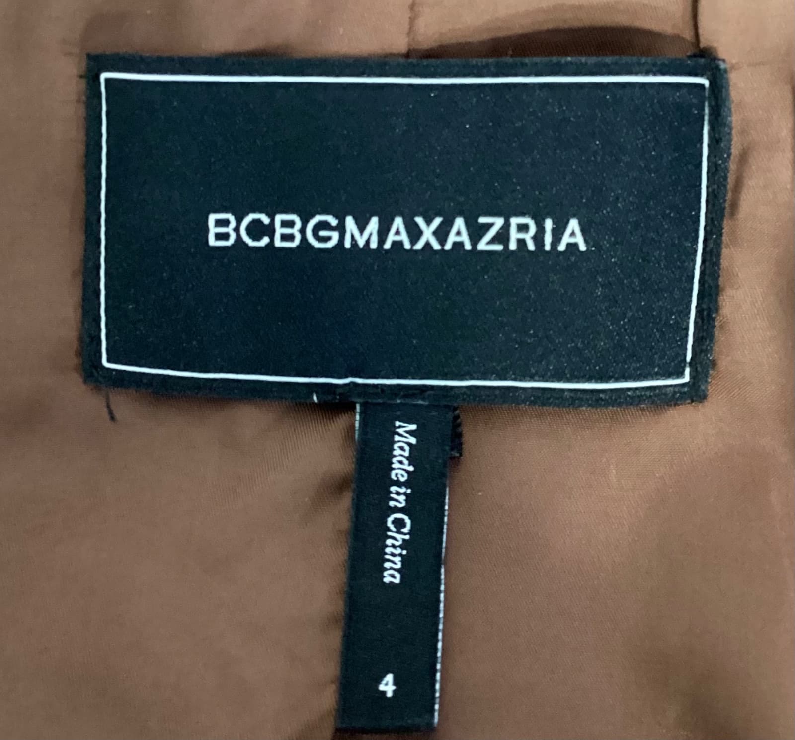 Leather Blazer In Caramel - Image 4