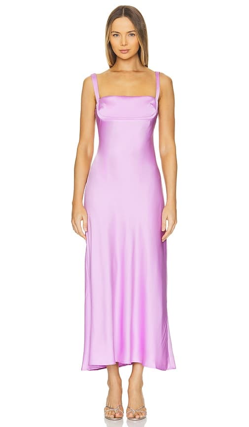 Stacie Dress In Lilac - Image 1